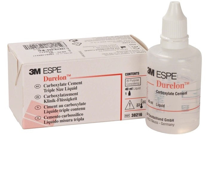 3M ESPE Durelon Triple Liquid Carboxylate Luting Cement 40ml Liquid (33268)